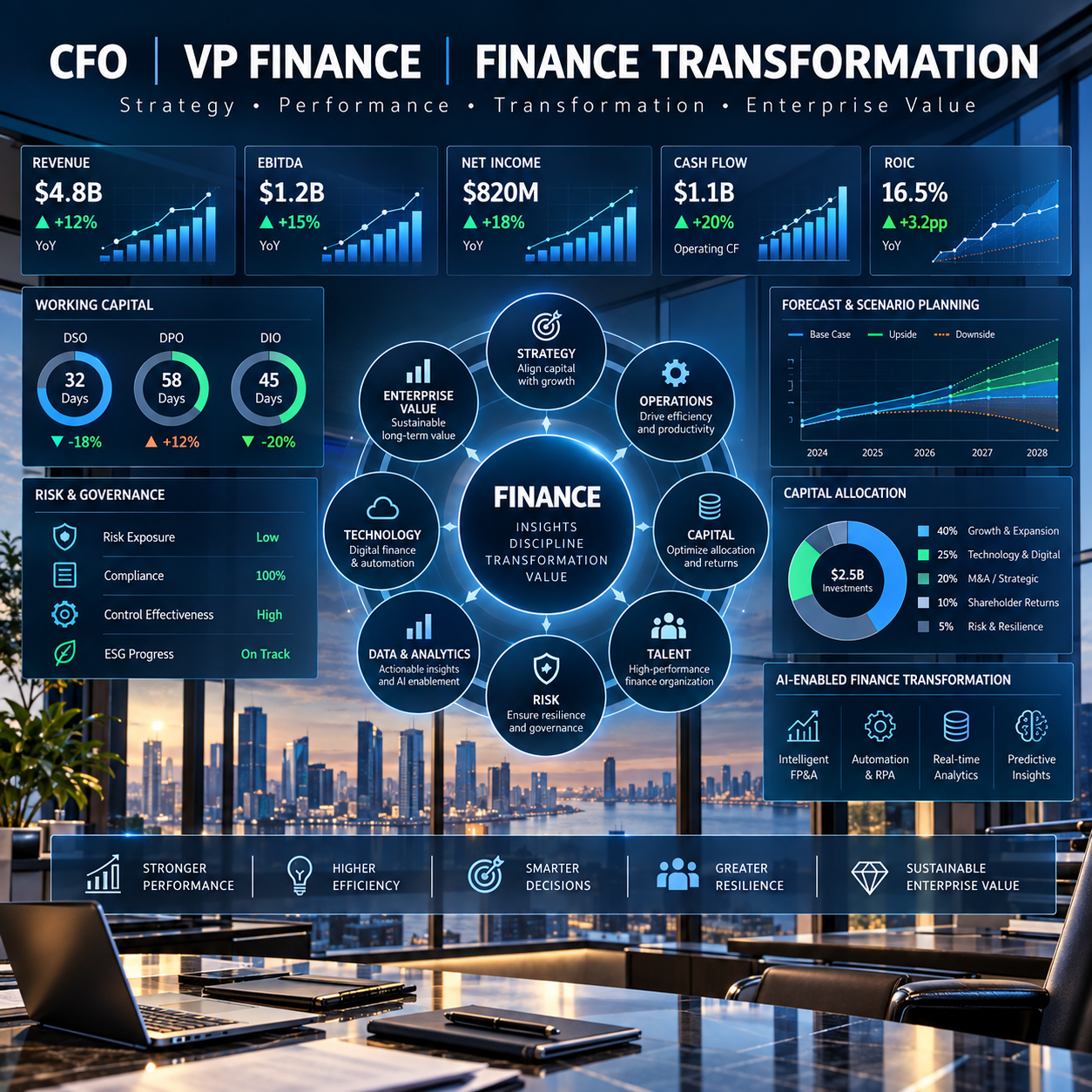 CFO | VP Finance | Finance Transformation Leader